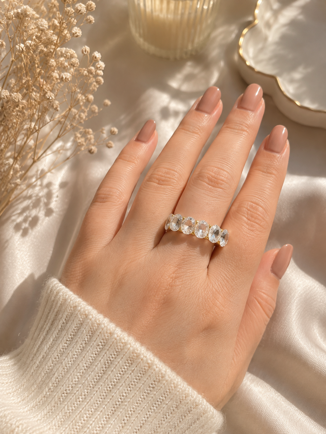 Dazzle Studded Ring