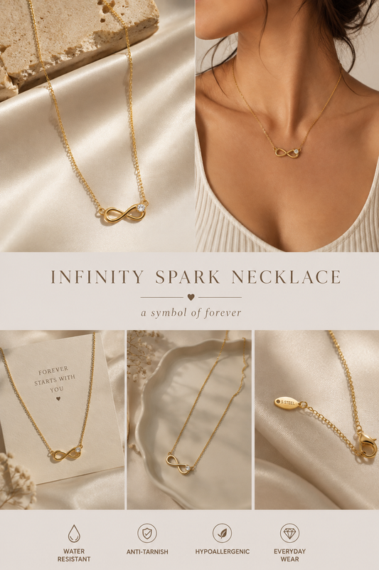 Infinity Spark Necklace