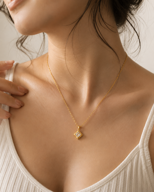 Radiant Square Necklace