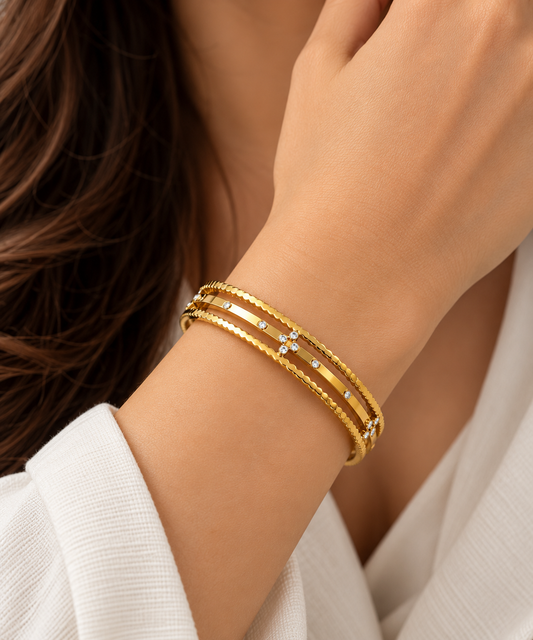 Celestial Trio Bangle