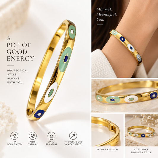 Aura Evil Eye Bangle