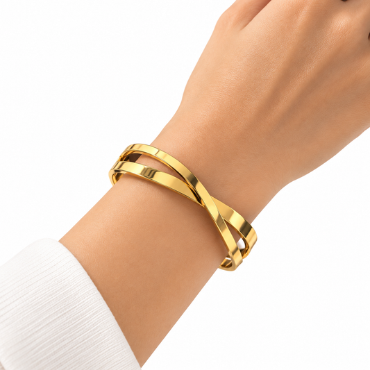 Infinity Twist Bangle