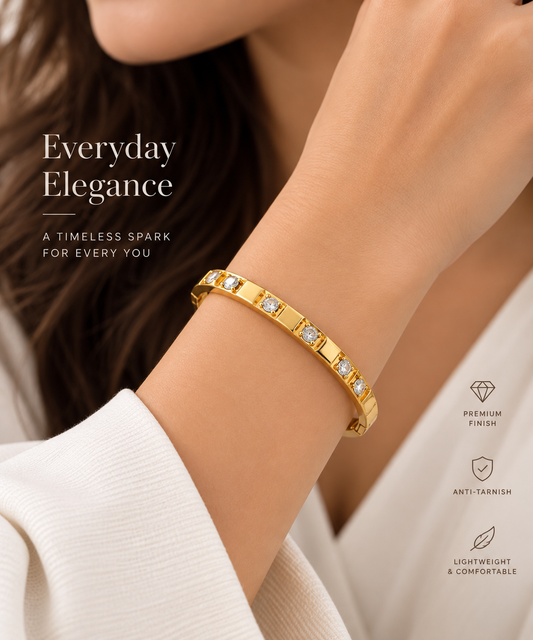 Celeste Stone Bangle